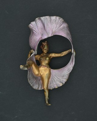 Lot 223 - An Austrian cold-painted bronze figure in the...