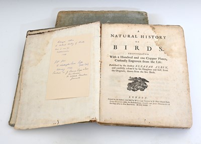 Lot 250 - Albin, Eleazar, A Natural History of Birds,...