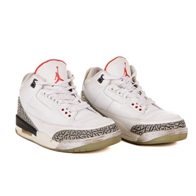 Lot 380 - Nike, a pair of Air Jordan 3 trainers