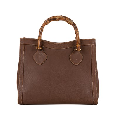 Lot 375 - Gucci, a large vintage Diana Bamboo tote