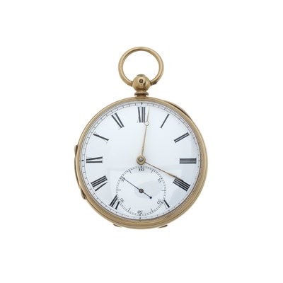 Lot 273 - John Grant, London, an 18ct gold open face pocket watch