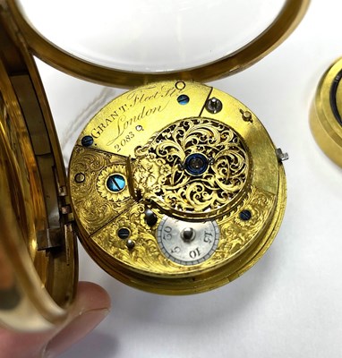 Lot 273 - John Grant, London, an 18ct gold open face pocket watch