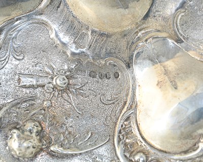 Lot 249 - A nineteenth-century silver comport, the bowl...