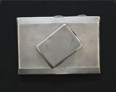 Lot 311 - A George VI silver cigarette case, in the Art...