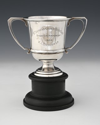 Lot 137 - A George V silver two-handle trophy cup, "St....