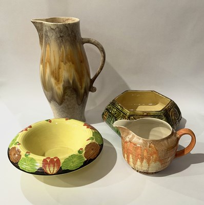 Lot 217 - An assortment of Art Deco pottery including a...