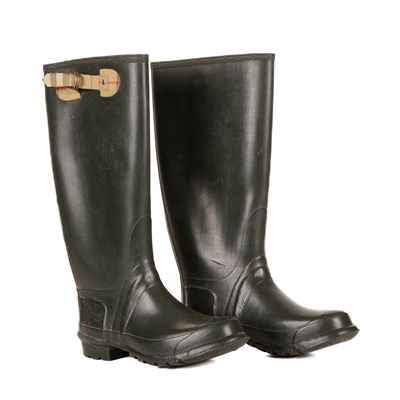 Lot 244 - Burberry, a pair of vintage wellington boots