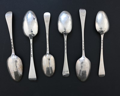 Lot 306 - A group of six eighteenth-century English...