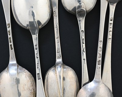 Lot 306 - A group of six eighteenth-century English...