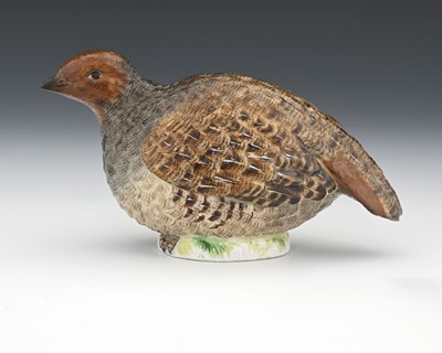 Lot 535 - A Meissen figure of a grouse, model 478, 19th...