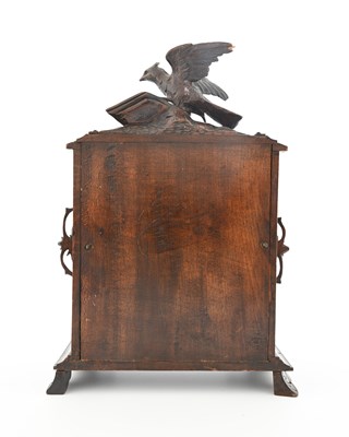 Lot 220 - A Black Forest carved country house letter box,...