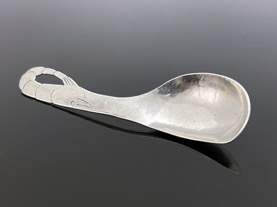 Lot 153 - An Arts and Crafts silver spoon, Enid Kelsey,...