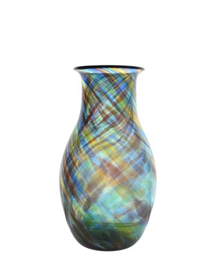 Lot 516 - Hartley Wood, a Sunderland art glass vase,...