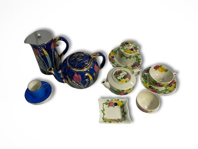 Lot 5 - A collection of ceramics including a Sudlow...