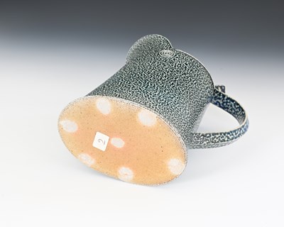 Lot 715 - Walter Keeler, a studio pottery salt glazed...