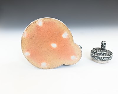 Lot 713 - Walter Keeler, a studio pottery salt glazed...