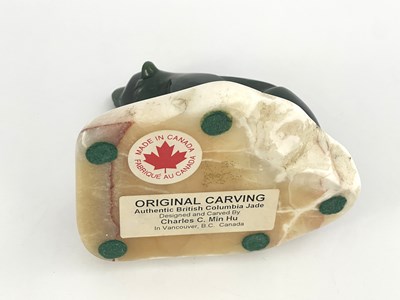 Lot 509 - Charles C. Min Hu, a Canadian carved jade...