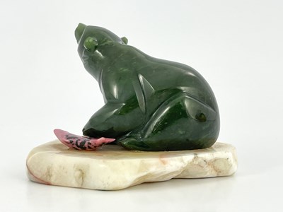 Lot 509 - Charles C. Min Hu, a Canadian carved jade...