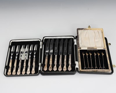 Lot 225 - A cased set of six twentieth-century novelty...