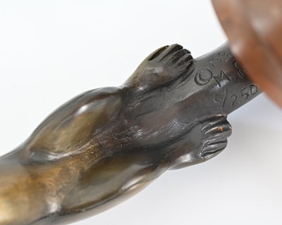 Lot 202 - Mary E. Regat (British, 1943), Squirrel,...