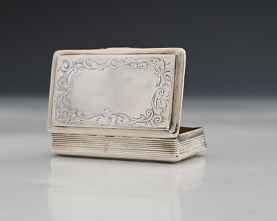 Lot 63 - Nathaniel Mills. A Victorian silver snuff box,...