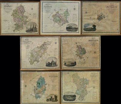 Lot 509 - Cartography: Map plates of the Midland...