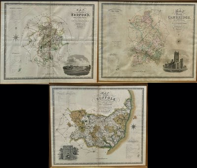 Lot 511 - Cartography: Map plates of Eastern counties:...