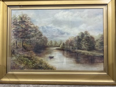 Lot 518 - E. I. Wilmut, an oil painting on canvas of a...