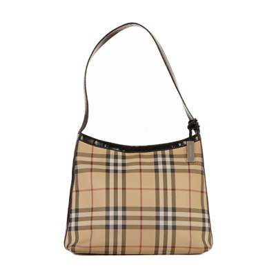 Lot 294 - Burberry, a vintage Nova Check handbag