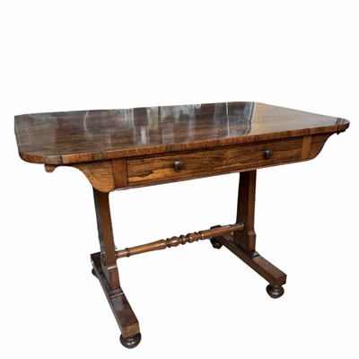 Lot 231 - A William IV rosewood sofa table, circa 1830,...