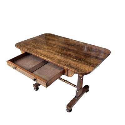 Lot 231 - A William IV rosewood sofa table, circa 1830,...