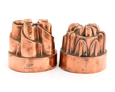 Lot 217 - Two Victorian Benham & Froud copper jelly...