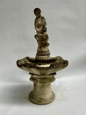 Lot 999 - An Oyster fountain with a neo-classical girl...