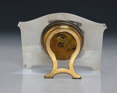 Lot 21 - A George V silver and enamel Art Deco style...