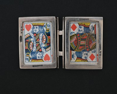 Lot 164 - An Edwardian silver novelty trumps marker, or...