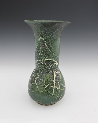 Lot 644 - Ruskin Pottery, a High Fired vase, circa 1909,...