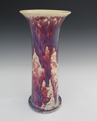 Lot 652 - Ruskin Pottery, a large High Fired vase, 1924,...