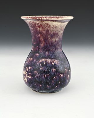 Lot 659 - Ruskin Pottery, a High Fired vase, 1920,...