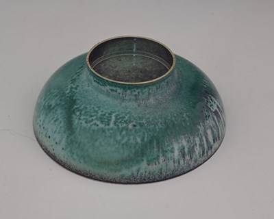 Lot 632 - Ruskin Pottery, a High Fired egg shell bowl,...