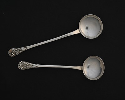 Lot 133 - Norah Creswick, two Scottish Arts and Crafts...