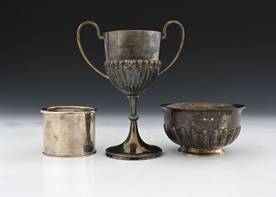 Lot 17 - A Victorian silver fluted bowl, Harrison...