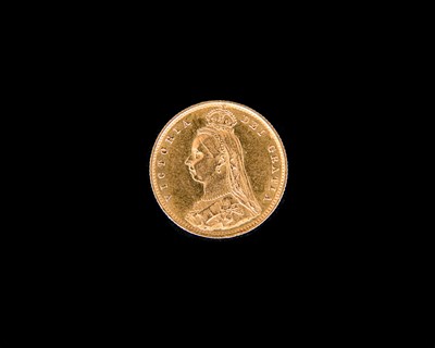 Lot 74 - Victoria, gold half sovereign, 1887