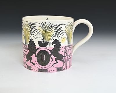 Lot 569 - Eric Ravilious for Wedgwood, an Elizabeth II...