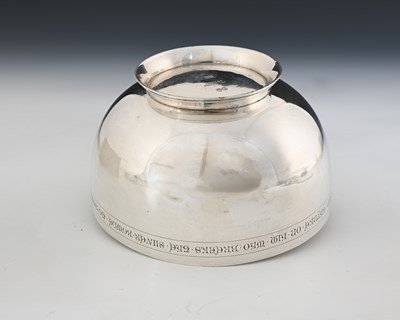 Lot 115 - A Gothic Revival silver bowl, Frederick...