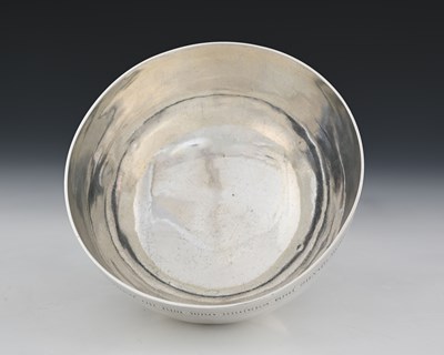 Lot 115 - A Gothic Revival silver bowl, Frederick...