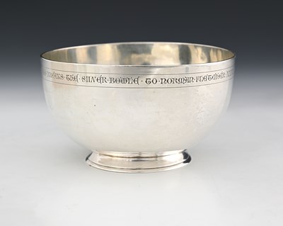 Lot 115 - A Gothic Revival silver bowl, Frederick...