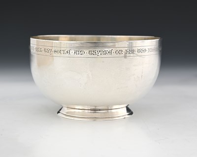 Lot 115 - A Gothic Revival silver bowl, Frederick...