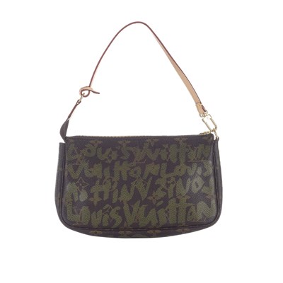 Lot 432 - Louis Vuitton, a Stephen Sprouse Graffiti Pochette Accessoires handbag