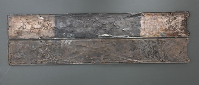 Lot 178 - A pair of Arts and Crafts embossed silver...