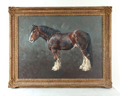 Lot 347 - Malcolm Coward (British, 1948), portrait of a...